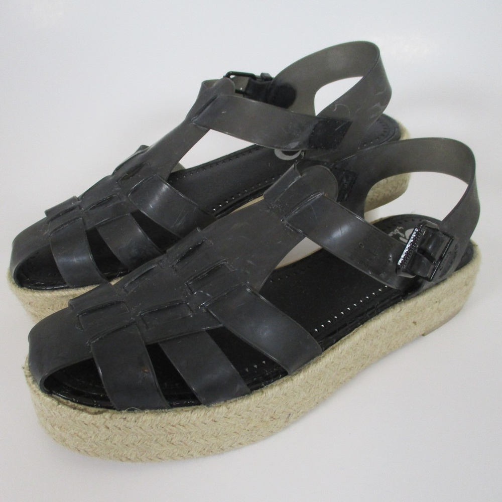 Sam Edleman Circus Gotham Jelly Shoes Sandal Black